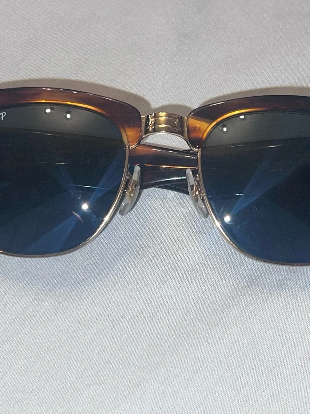 Ray-Ban Mega Clubmaster Tortoise Frame with Polarized Lenses